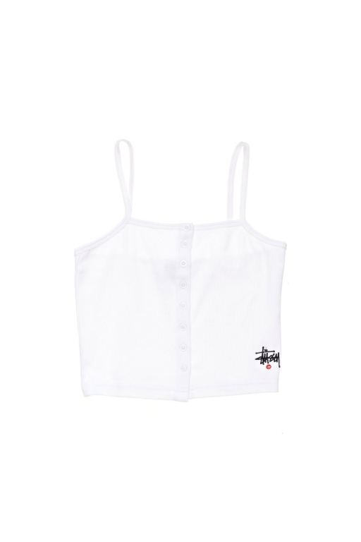 Stussy Womens Parker Rib Singlets White - XSRJP8241